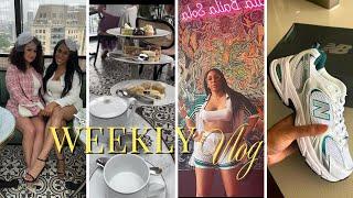 VLOG + Drake's Hollywood+ Leonie Afternoon Tea, Free DHGATE shoes!