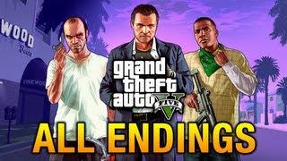 GTA 5 - All Endings / Final Missions