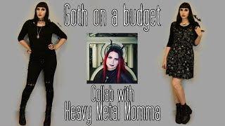 Goth on a budget styling challenge ft Heavy Metal Momma