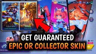 HOW TO GET GUARANTEED EPIC OR COLLECTOR SKIN FROM ASPIRANTS EVENT BY USING TOKENS •• MLBB