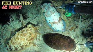 NIGHT SPEARFISHING EPISODE 124 | FISH HUNTING AT NIGHT