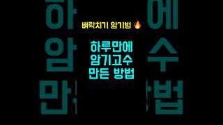 벼락치기 필수! 하루만에 10점대90점 만든 레전드 암기법 (암기 빨리 하는 법, 뻔한 방법 아님, 내신, 수능)