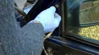 VW Golf mk3 how to remove electric wing mirror