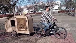 신일테크 자전거카라반 alsin180 캠핑 bike camper / bicycle towable