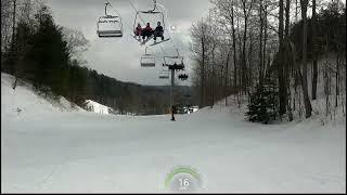 Zooming down the hill | Valley Road | Lakeridge Ski Resort