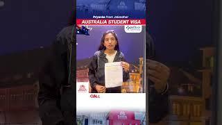 Priyanka (from Jalandhar) for Earning Your Australia Student Visa for Griffith University! 