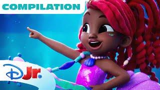 Disney Jr.'s Ariel | Mermaid Songs & Highlights Compilation  | The Little Mermaid ‍️ | @disneyjr