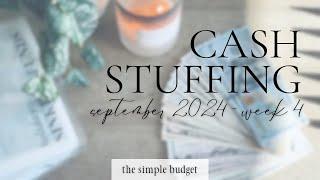 cash envelope stuffing | $686 cash stuffing | zero based budgeting | family budget