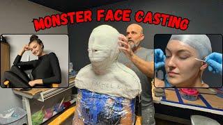 I DID A MONSTER FACE CASTING FOR MY NEW MOVIE!