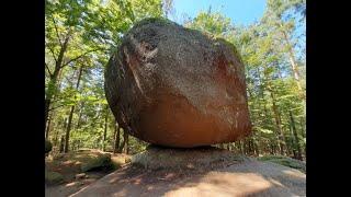 "Wackelstein" Bayerischer Wald Geologie