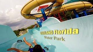 GoPro Point of View at LEGOLAND Florida Water Park - Twin Chasers Slide