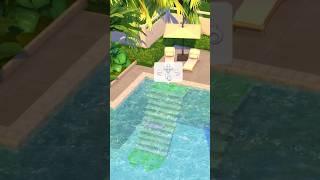 How to place stairs in pools | Pro Tip #2 | The Sims 4: No CC Tutorial #shorts