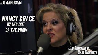 Nancy Grace Walks Out on Jim Norton and Sam Roberts