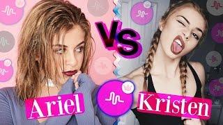 Baby Ariel VS Kristen Hancher Musical.ly Battle 2017 | Best Muser