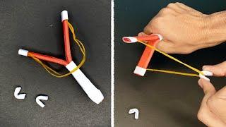 Origami Slingshot Easy | Paper Craft | Ashraful crafts