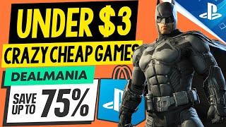 Tons of GREAT PSN Game Deals UNDER $3! PSN DEALMANIA Sale EXTREMELY CHEAP PS4/PS5 Games to Buy