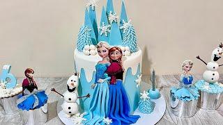 How To Make a Frozen ELSA Disney PRINCESS Cake/Torta Frozen