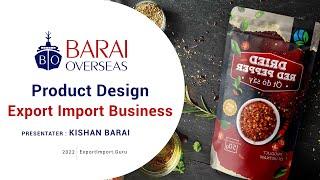 Product Design in Export Import Business for Startups