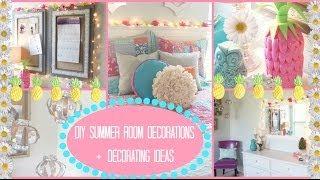 DIY: Summer Room Decorations + Ideas for Decorating!! | Jessica Reid