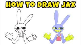 How to Draw Rabbit Jax from The Amazing Digital Circus – Watch and Create