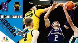 Northwestern vs. Iowa | COLLEGE BASKETBALL HIGHLIGHTS | 12/3/24 | NBC Sports