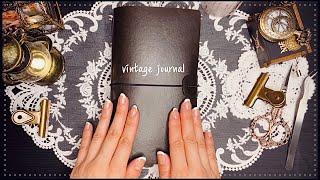 [빈티지 다꾸] New item | 기분 좋은 소리 | 종이소리 ASMR | vintage journal