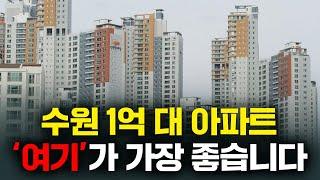 지금 수원에서 1억 대로 살 수 있는 가장 좋은 아파트