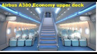 Airbus A380 Economy Upper Deck || WORLD BEST ECONOMY CLASS || Qatar A380 Upper Deck Economy Review
