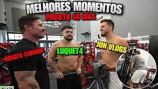 LUQUET4 E JON VLOGS COMECARAM O UM PROJETO DE 40 DIAS COM REANTO CARIANI