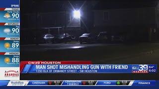 Mna shot mishandling gun with friend | CW39 HOUSTON