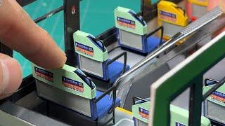 How to make a bus out of paper? Making a Seoul city bus [Noryangjin, Miniature, Diorama, ASMR]