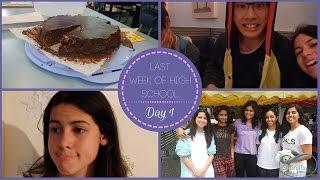 Last Week of High School Vlog: Day 1 | Selinabox