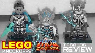 LEGO KNOCKOFFS THOR LOVE AND THUNDER TAGALOG REVIEW + GALA with FRIENDS | ARKEYEL CHANNEL