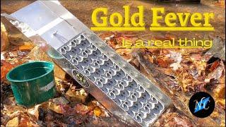 Gold Fever is real….Gold Prospecting North Carolina with Dream mat