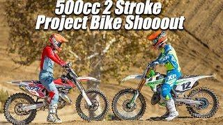 500cc Two Stroke Project Bike Shooout -Motocross Action Magazine