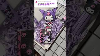 Packing paper kuromi squishy order(fake) comment what to do next#kuromi #packing #papercraft#shorts