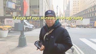 3 days of nyc street photography in November -- Street Photography POV/Vlog