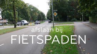 AFSLAAN OP FIETSPADEN.