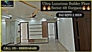 Luxury Builder Floor, Sector 46 Gurgaon|| Sunrise Landbase|| Builder Floors in Gurgaon|| 8690046488