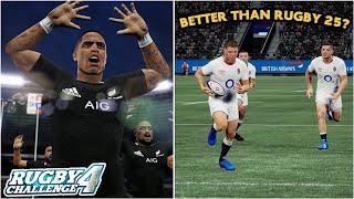 I PLAYED Rugby Challenge 4 after playing Rugby 25! - Which is better? (New Zealand Vs England)