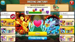 NEW BREEDING: Corrupted Flame Dragon vs Corrupted Ice Dragon | DRAGON CITY 2021 
