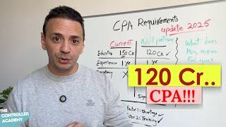 CPA with JUST 120 credit hours NEW rule in 2025!