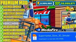 Supermarket Store 3D Simulator Mod Apk (Unlimited Money/Unlocked All)(Latest Version) Working 100%