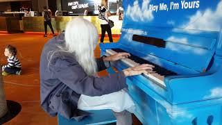 Natalie Trayling plays a Street Piano Hamer Hall Melbourne (Spontaneous Composition)