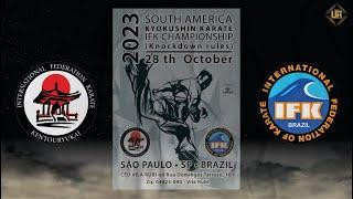 SOUTH AMERICA - KYOKUSHIN KARATE - IFK CHAMPIONSHIP - 28/10/2023 - LIVIN IN SÃO PAULO - BRAZIL