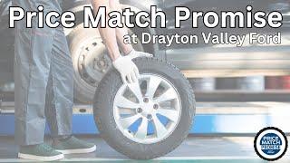 Price Match Promise at Drayton Valley Ford