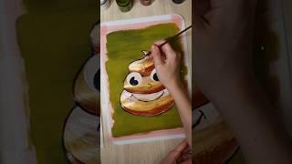 Caca de oro - Pintura al gouache