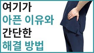 허리 골반 통증이 생기는 이유와 초간단 해결법