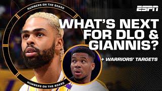 How should Lakers handle DLo? + Giannis or Bam Adebayo to GSW make sense?  | Numbers On The Board