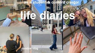 PRODUCTIVE days in my life️ LONDON VLOG, school life, new nails & friends